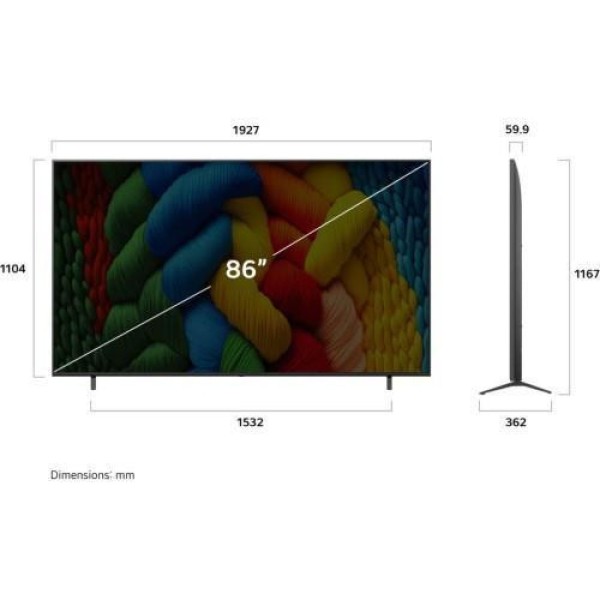 Телевізор LG 86NANO81A6A