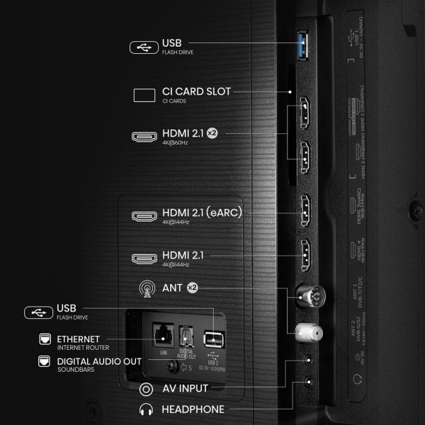 Телевізор Hisense 65E7Q Телевізор Hisense 65E7Q