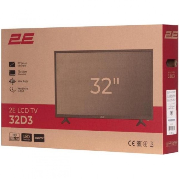 Телевізор 2E 2E-32D3 Телевізор 2E 2E-32D3