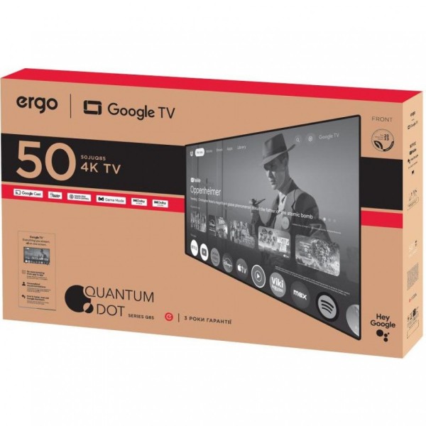 Телевізор Ergo 50JUQ85 Телевізор Ergo 50JUQ85