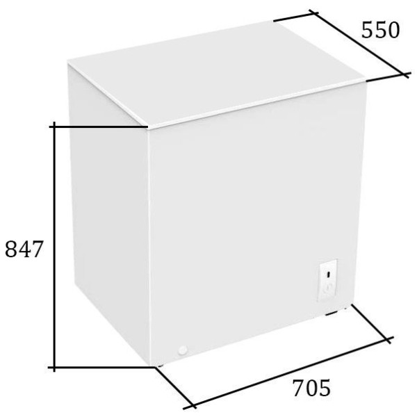 Морозильна скриня Gunter & Hauer GF 145 Морозильна скриня Gunter & Hauer GF 145