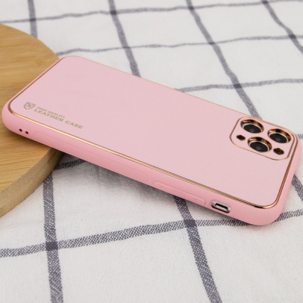 Шкіряний чохол Xshield для Apple iPhone 12 Pro (6.1") Рожевий / Pink Шкіряний чохол Xshield для Apple iPhone 12 Pro (6.1") Рожевий / Pink