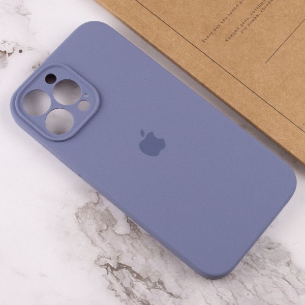 Чохол Silicone Case Full Camera Protective (AA) для Apple iPhone 14 Pro (6.1") Сірий / Lavender Gray Чохол Silicone Case Full Camera Protective (AA) для Apple iPhone 14 Pro (6.1") Сірий / Lavender Gray