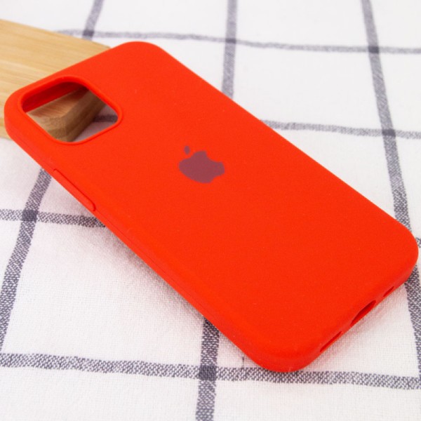 Чохол Silicone Case Full Protective (AA) для Apple iPhone 12 Pro Max (6.7") Червоний / Red Чохол Silicone Case Full Protective (AA) для Apple iPhone 12 Pro Max (6.7") Червоний / Red