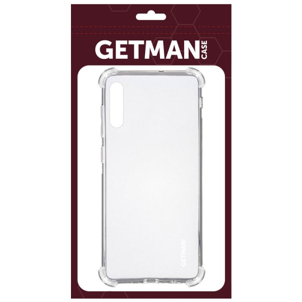 TPU чохол GETMAN Ease logo посилені кути для Samsung Galaxy A50 (A505F) / A50s / A30s Безбарвний (прозорий)