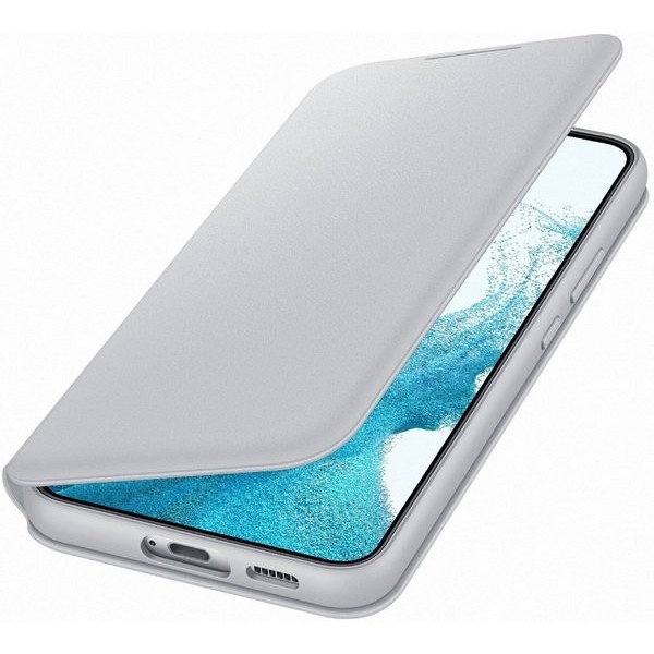 Чохол-книжка Samsung S22 Plus Smart LED View Cover EF-NS906PJEGRU Light Gray Чохол-книжка Samsung S22 Plus Smart LED View Cover EF-NS906PJEGRU Light Gray