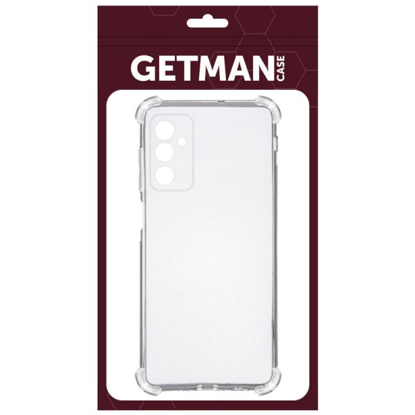 TPU чохол GETMAN Ease logo посилені кути Full Camera для Samsung Galaxy A15 4G/5G / M15 5G Безбарвний (прозорий) TPU чохол GETMAN Ease logo посилені кути Full Camera для Samsung Galaxy A15 4G/5G / M15 5G Безбарвний (прозорий)