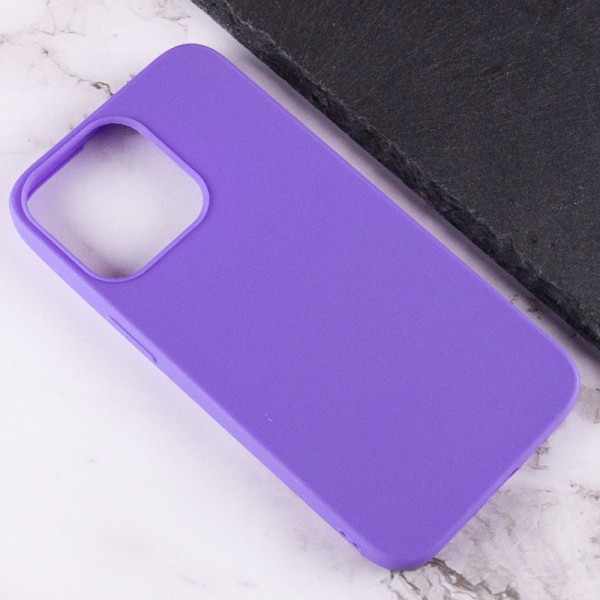 Силіконовий чохол Candy для Apple iPhone 14 Pro (6.1") Бузковий Силіконовий чохол Candy для Apple iPhone 14 Pro (6.1") Бузковий