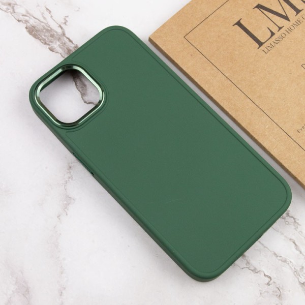 TPU чохол Bonbon Metal Style для Apple iPhone 14 Plus (6.7") Зелений / Army green