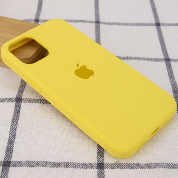 Чохол Silicone Case Full Protective (AA) для Apple iPhone 13 Pro (6.1") Жовтий / Yellow Чохол Silicone Case Full Protective (AA) для Apple iPhone 13 Pro (6.1") Жовтий / Yellow