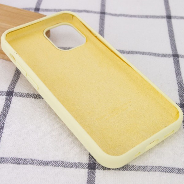 Чохол Silicone Case Full Protective (AA) для Apple iPhone 14 Pro Max (6.7") Жовтий / Mellow Yellow