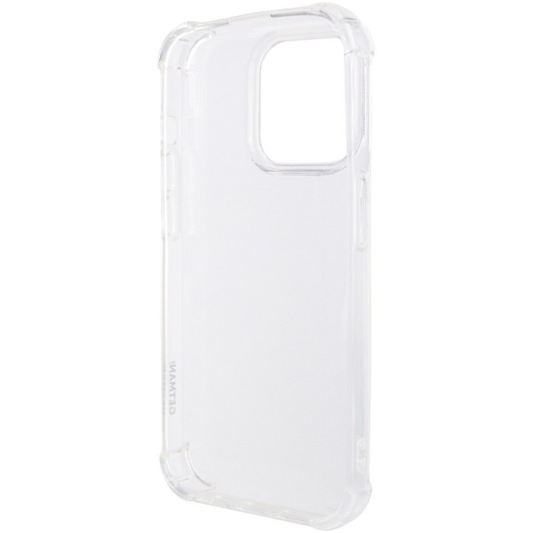 TPU чохол GETMAN Ease logo посилені кути для Apple iPhone 14 Pro (6.1") Безбарвний (прозорий) TPU чохол GETMAN Ease logo посилені кути для Apple iPhone 14 Pro (6.1") Безбарвний (прозорий)