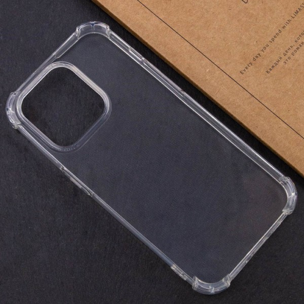 TPU чохол GETMAN Ease logo посилені кути для Apple iPhone 14 Pro (6.1") Безбарвний (прозорий) TPU чохол GETMAN Ease logo посилені кути для Apple iPhone 14 Pro (6.1") Безбарвний (прозорий)