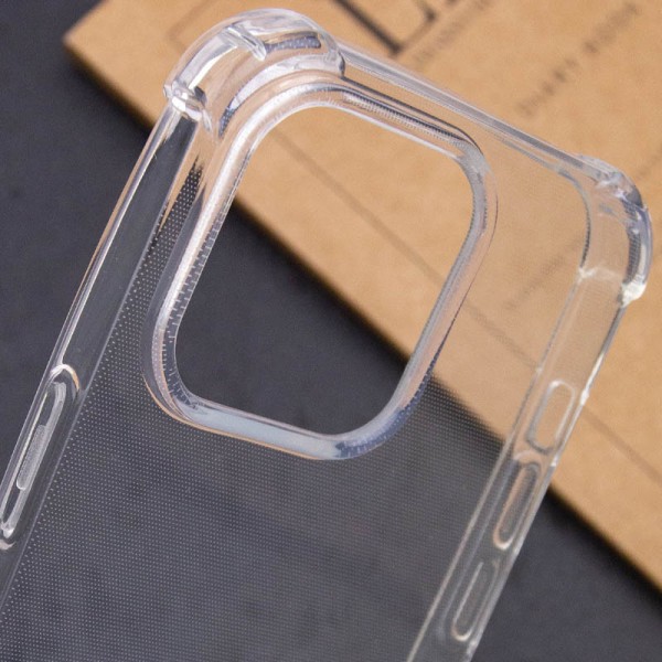 TPU чохол GETMAN Ease logo посилені кути для Apple iPhone 14 Pro (6.1") Безбарвний (прозорий) TPU чохол GETMAN Ease logo посилені кути для Apple iPhone 14 Pro (6.1") Безбарвний (прозорий)