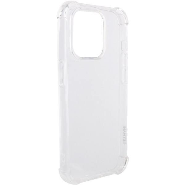 TPU чохол GETMAN Ease logo посилені кути для Apple iPhone 14 Pro (6.1") Безбарвний (прозорий) TPU чохол GETMAN Ease logo посилені кути для Apple iPhone 14 Pro (6.1") Безбарвний (прозорий)