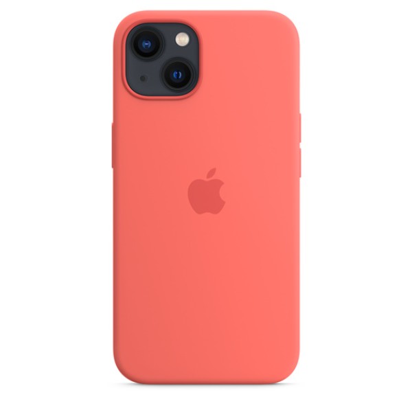 Чохол-накладка iPhone 13 Apple Silicone Case with Animation & MagSafe Pink Pomelo Чохол-накладка iPhone 13 Apple Silicone Case with Animation & MagSafe Pink Pomelo