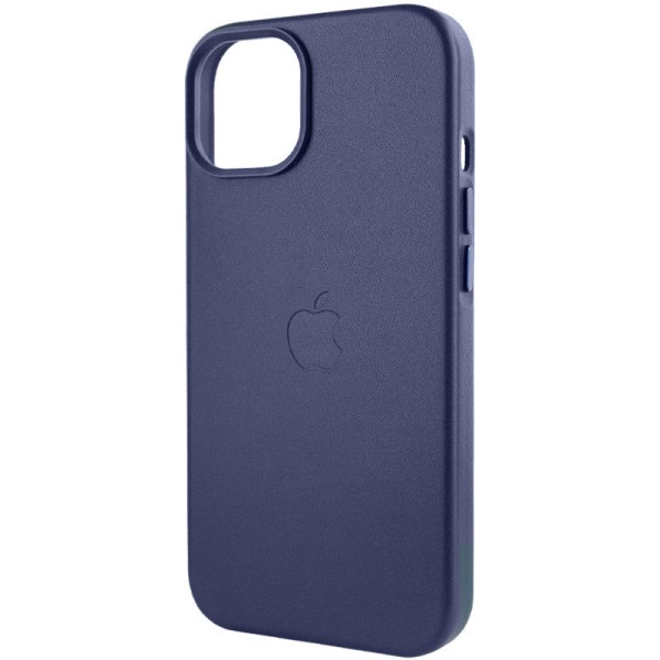 Шкіряний чохол Leather Case (AA Plus) with MagSafe для Apple iPhone 12 Pro / 12 (6.1") Violet Шкіряний чохол Leather Case (AA Plus) with MagSafe для Apple iPhone 12 Pro / 12 (6.1") Violet