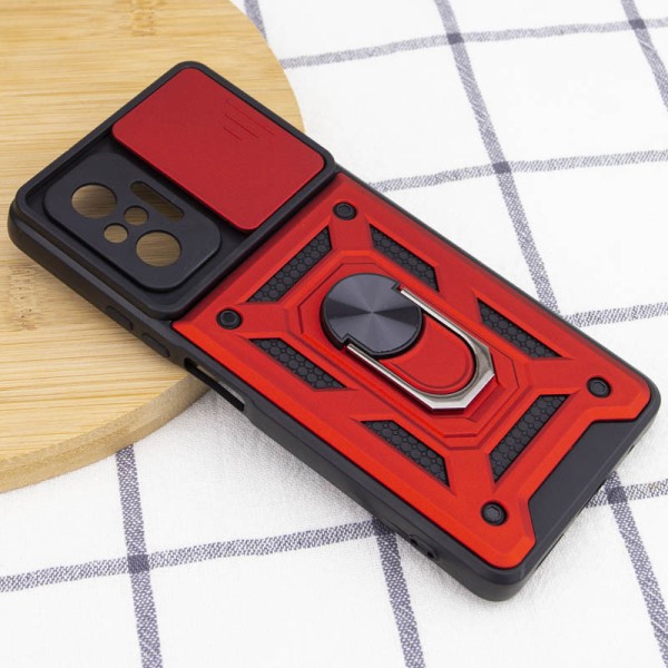 Ударостійкий чохол Camshield Serge Ring для Xiaomi Redmi Note 10 Pro / 10 Pro Max Червоний Ударостійкий чохол Camshield Serge Ring для Xiaomi Redmi Note 10 Pro / 10 Pro Max Червоний