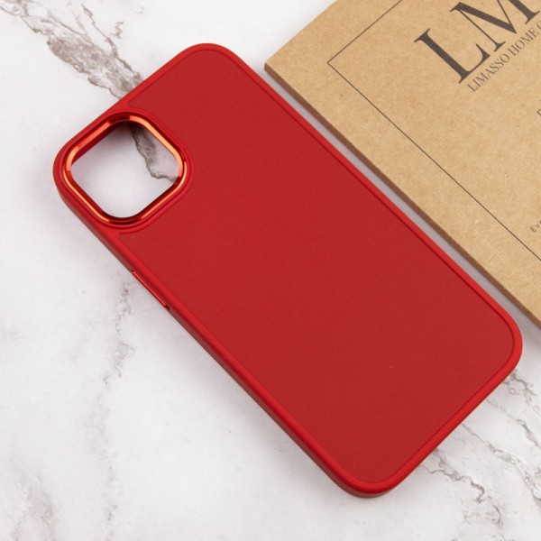 TPU чохол Bonbon Metal Style для Apple iPhone 13 (6.1") Червоний / Red