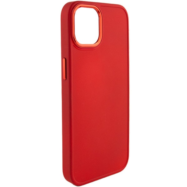 TPU чохол Bonbon Metal Style для Apple iPhone 13 (6.1") Червоний / Red