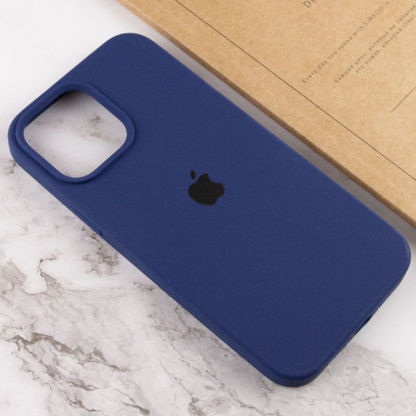 Чохол Silicone Case Full Protective (AA) для Apple iPhone 14 Pro Max (6.7") Синій / Deep navy