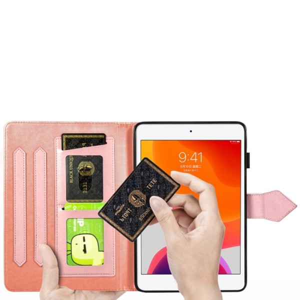 Шкіряний чохол Art Case з візитницею для Samsung Galaxy Tab S7+ Помаранчевий