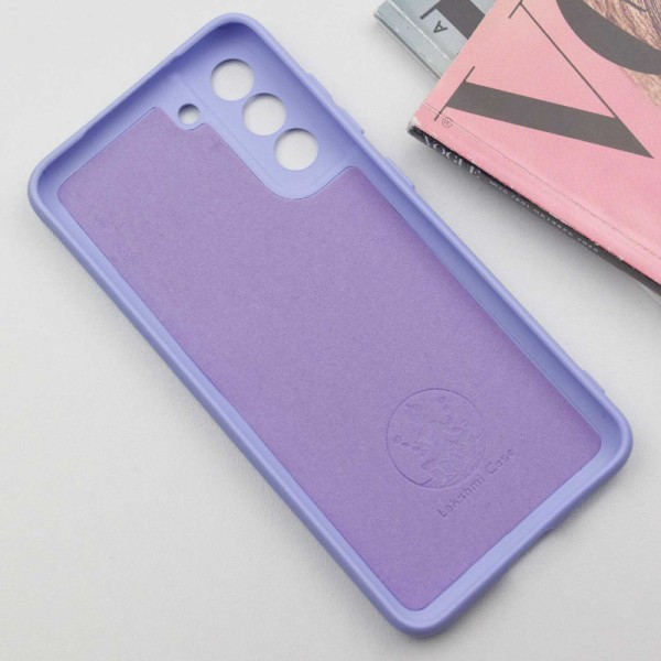 Чохол Silicone Cover Lakshmi Full Camera (A) для Samsung Galaxy S22+ Бузковий / Dasheen