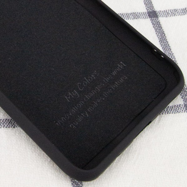 Чехол Silicone Cover My Color Full Camera (A) для ZTE Blade A3 (2020) Черный / Black