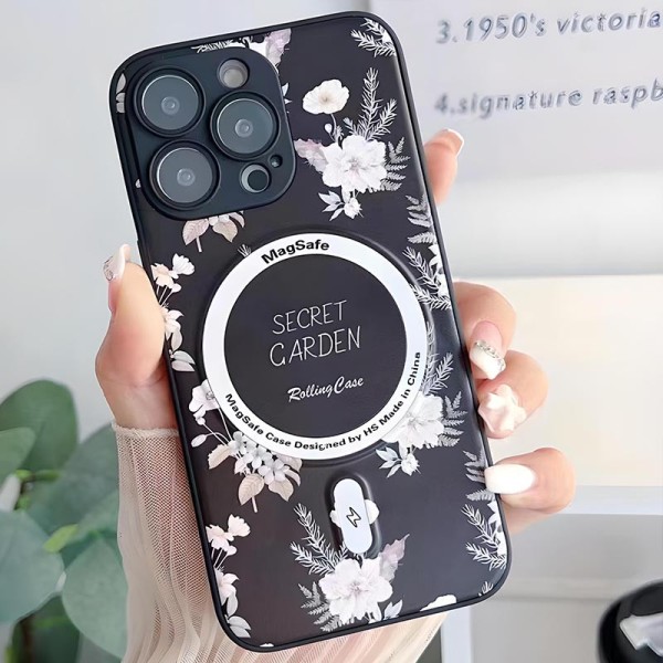 TPU+PC чохол Secret Garden with MagSafe для Apple iPhone 14 Pro (6.1") Black TPU+PC чохол Secret Garden with MagSafe для Apple iPhone 14 Pro (6.1") Black