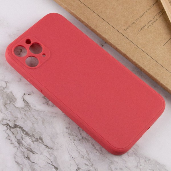 Силіконовий чохол Candy Full Camera для Apple iPhone 11 Pro (5.8") Червоний / Camellia Силіконовий чохол Candy Full Camera для Apple iPhone 11 Pro (5.8") Червоний / Camellia