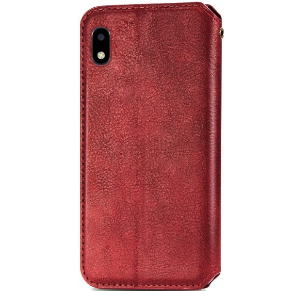 Кожаный чехол книжка GETMAN Cubic (PU) для ZTE Blade A3 (2020) Красный