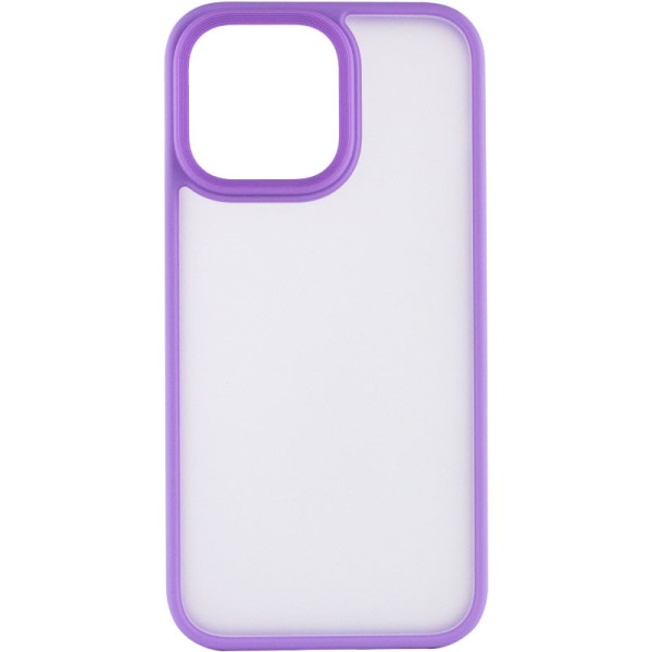 TPU+PC чохол Metal Buttons для Apple iPhone 13 Pro (6.1") Бузковий