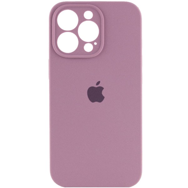 Чохол Silicone Case Full Camera Protective (AA) для Apple iPhone 14 Pro (6.1") Ліловий / Lilac Pride