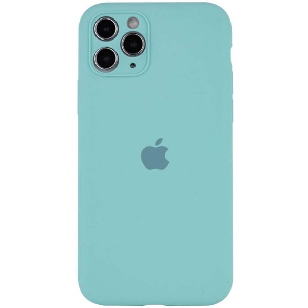 Чохол-накладка Apple iPhone 12 Pro Apple Silicone case (With Camera Lens Protection) Ice Sea Blue