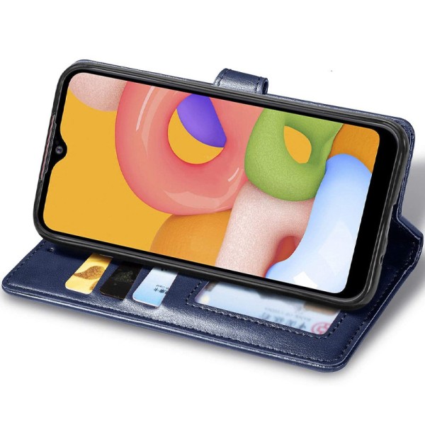 Шкіряний чохол книжка GETMAN Gallant (PU) для Xiaomi Redmi 9A Синій