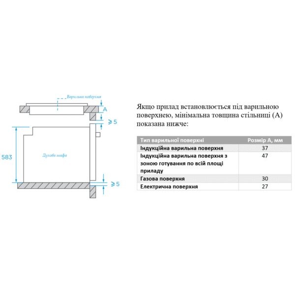 Духова шафа Interline OES 543 ECC XA