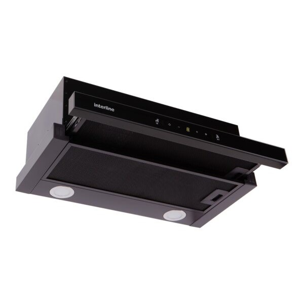 Витяжка Interline SLIM ULTRA GLASS BL A/60 Витяжка Interline SLIM ULTRA GLASS BL A/60