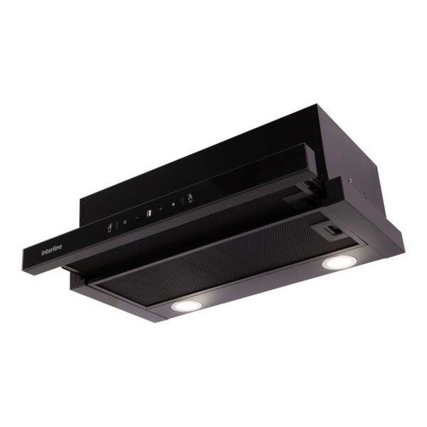 Витяжка Interline SLIM ULTRA GLASS BL A/60 Витяжка Interline SLIM ULTRA GLASS BL A/60