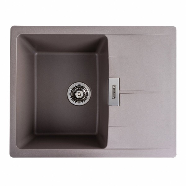 Гранітна мийка для кухні Platinum 6250 ZIRKONE матова Дюна