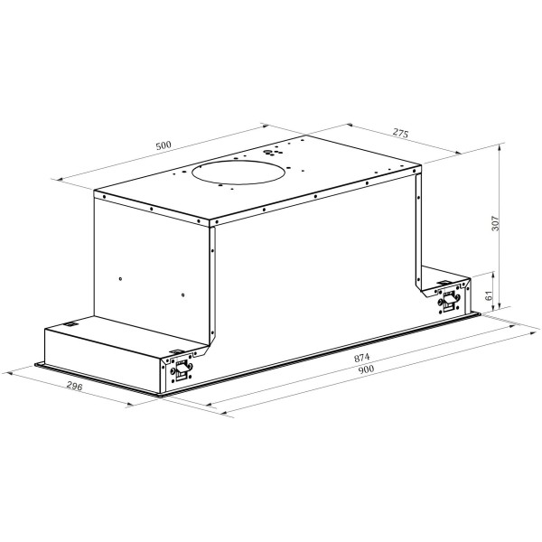 Кухонна витяжка Gunter & Hauer ATALA 1090 GLW Кухонна витяжка Gunter & Hauer ATALA 1090 GLW