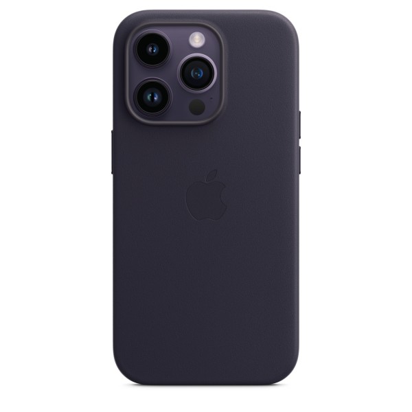 Чохол-накладка Apple iPhone 14 Pro Leather Case with MagSafe - Ink (MPPJ3)