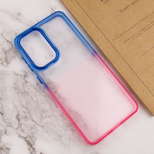 Чохол TPU+PC Fresh sip series для Xiaomi Redmi Note 11 Pro 4G/5G / 12 Pro 4G Рожевий / Синій