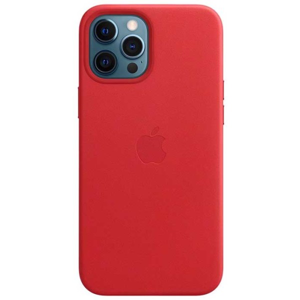 Чохол-накладка Apple iPhone 12 Pro Max Leather Case with MagSafe - (PRODUCT)RED (MHKJ3)