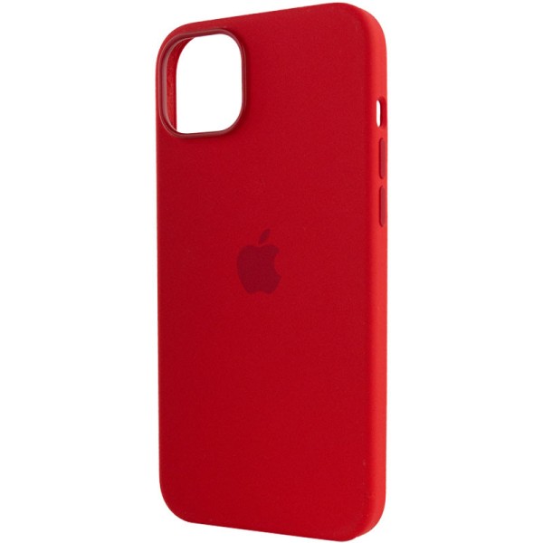 Чохол Silicone case (AAA) full with Magsafe для Apple iPhone 14 (6.1") Червоний / Red Чохол Silicone case (AAA) full with Magsafe для Apple iPhone 14 (6.1") Червоний / Red