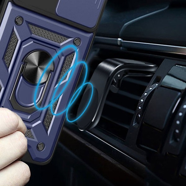 Ударостійкий чохол Camshield Serge Ring для Xiaomi Redmi 9A Синій