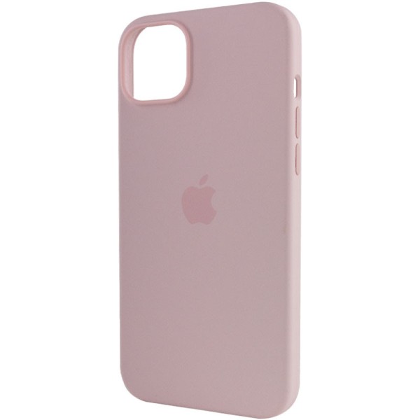 Чохол Silicone case (AAA) full with Magsafe для Apple iPhone 14 Pro Max (6.7") Рожевий / Chalk Pink Чохол Silicone case (AAA) full with Magsafe для Apple iPhone 14 Pro Max (6.7") Рожевий / Chalk Pink