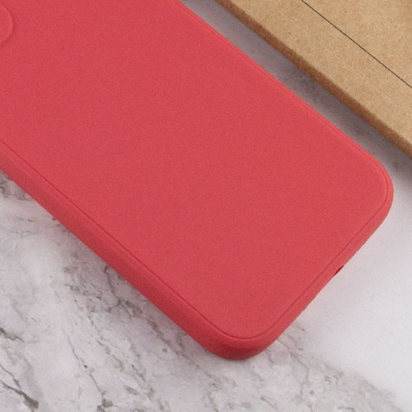 Силіконовий чохол Candy Full Camera для Apple iPhone 12 Pro (6.1") Червоний / Camellia
