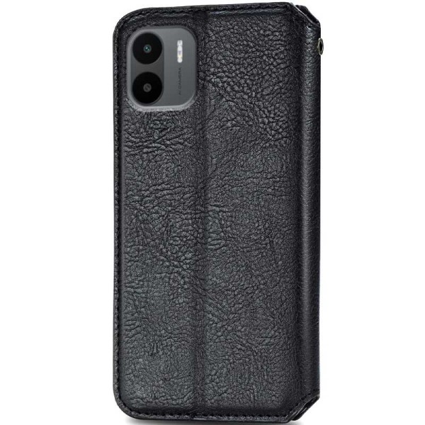 Кожаный чехол книжка GETMAN Cubic (PU) для Xiaomi Redmi A1 / A2 Черный