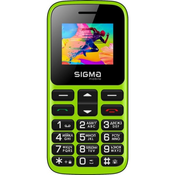 Телефон Sigma Mobile Comfort 50 HIT 2020 Green