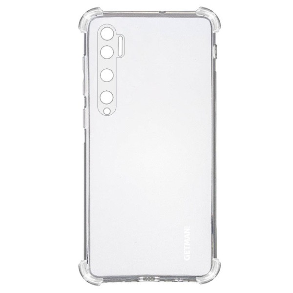 TPU чохол GETMAN Ease logo посилені кути для Xiaomi Mi Note 10 / Note 10 Pro / Mi CC9 Pro Безбарвний (прозорий)